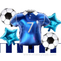 Football party decoration T-shirt foil soccer balloons